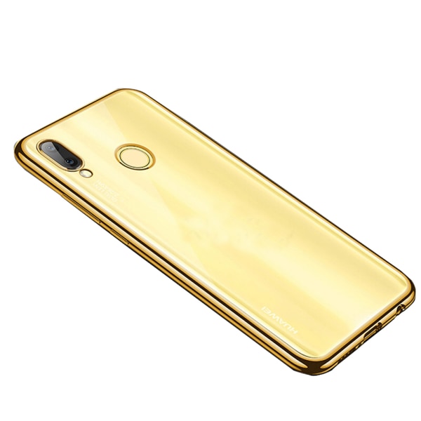 Huawei P20 Lite – galvanoitu tyylikäs silikonikuori (FLOVEME) Guld