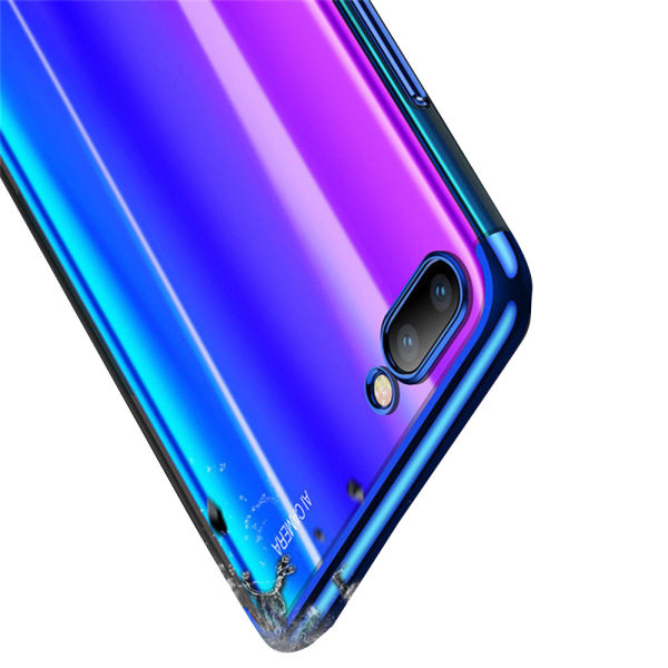 Käytännöllinen älykäs silikonisuoja (FLOVEME) - Huawei Y6 2018 Blå
