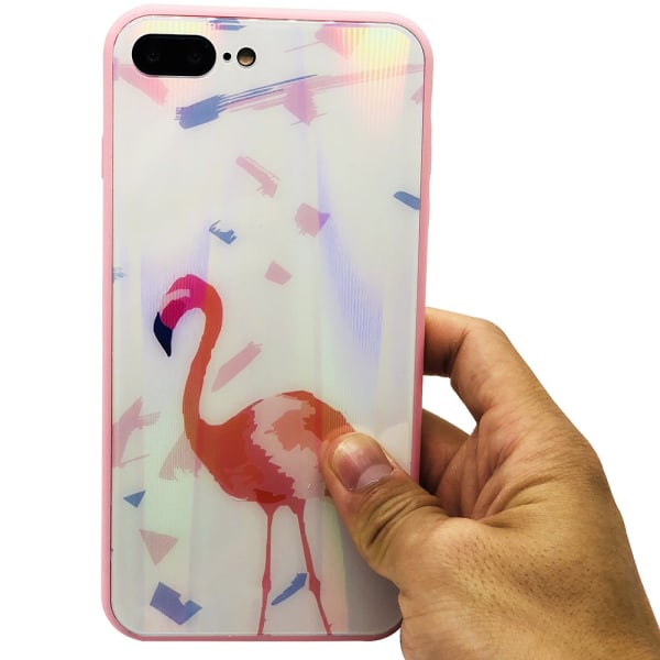 Flamingo beskyttelsescover fra JENSEN til iPhone 8 Plus