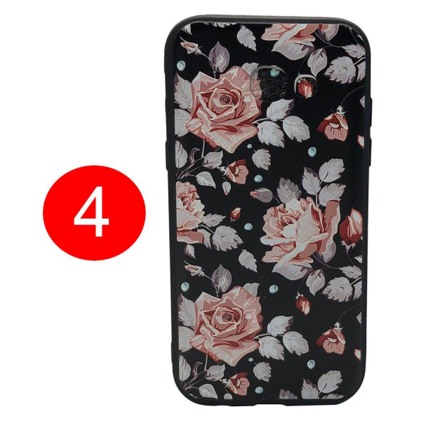 LEMAN cover med blomstermotiv til Samsung Galaxy A3 2017 1