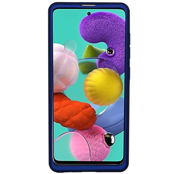 Samsung Galaxy A51 - Elegant dobbeltdeksel Blå