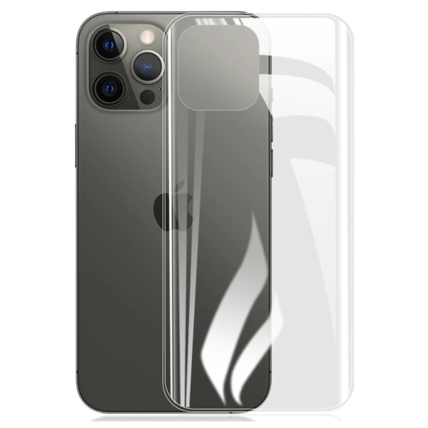 2-PACK Hydrogel Fram- & Baksida Skärmskydd iPhone 13 Pro Max Transparent