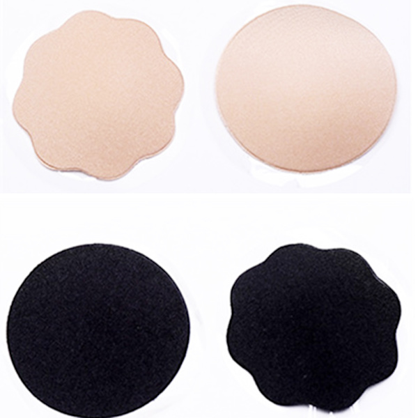 Praktiska Sj�lvh�ftande Nipple Cover (5-Pack) Beige Rund