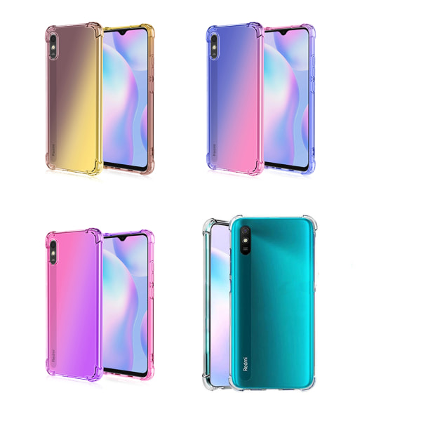 Stilig og beskyttende silikondeksel - Xiaomi Redmi 9AT Rosa/Lila