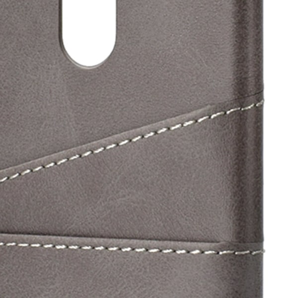 Stilfuldt cover med kortslot til Huawei Mate 20 Lite Khaki-Ljusbrun