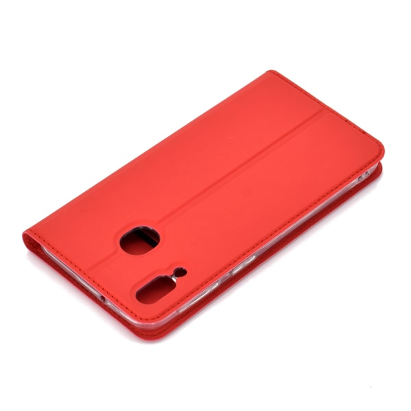 Elegant Smidigt Plånboksfodral - Huawei P Smart Z Röd