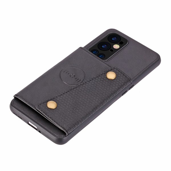 Stilsäkert Skal med Kortfack - OnePlus 9 Pro Mörkblå
