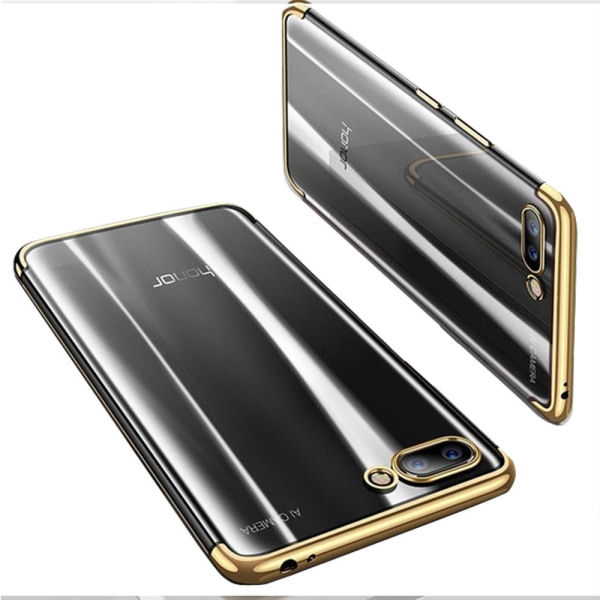 Huawei Y6 2018 - Tyylikäs silikonisuojakuori Guld