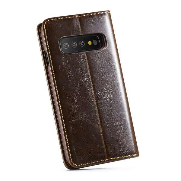 Tyylikäs lompakkokotelo (CASEME) - Samsung Galaxy S10e Röd