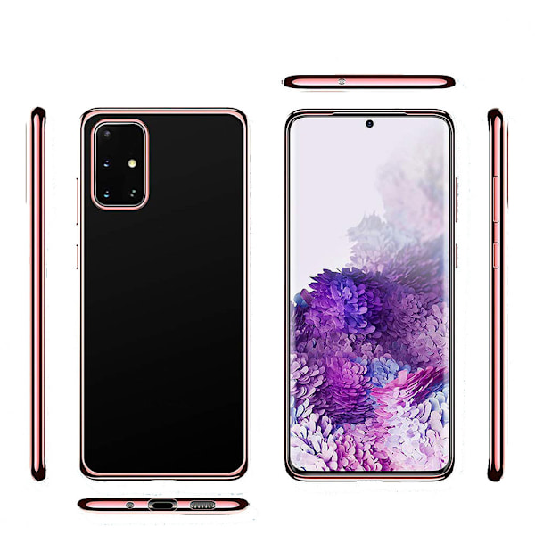 Stilsäkert Silikonskal - Samsung Galaxy A71 Blå