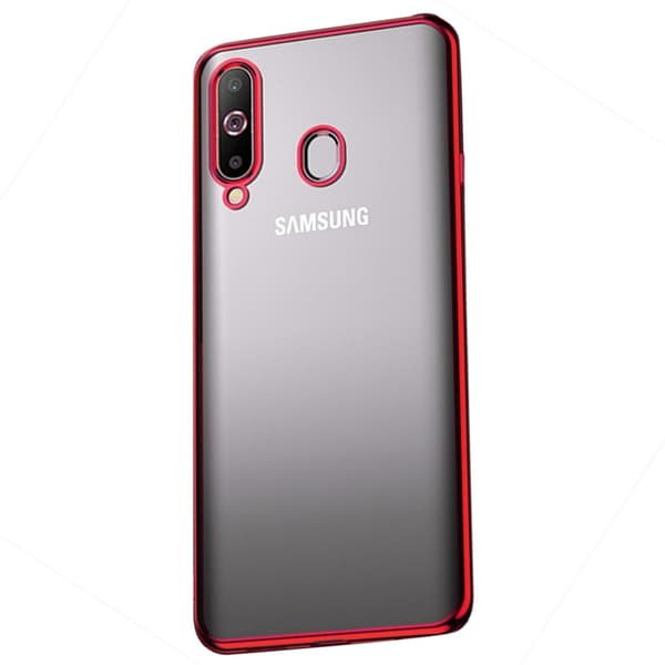 Elegant Stötdämpande Silikonskal - Samsung Galaxy A40 Roséguld