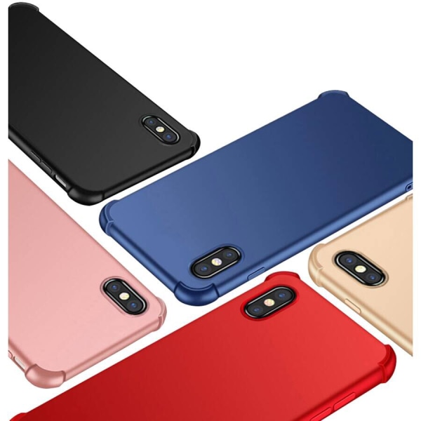 iPhone X/XS - Kotelo (360Guard) Röd