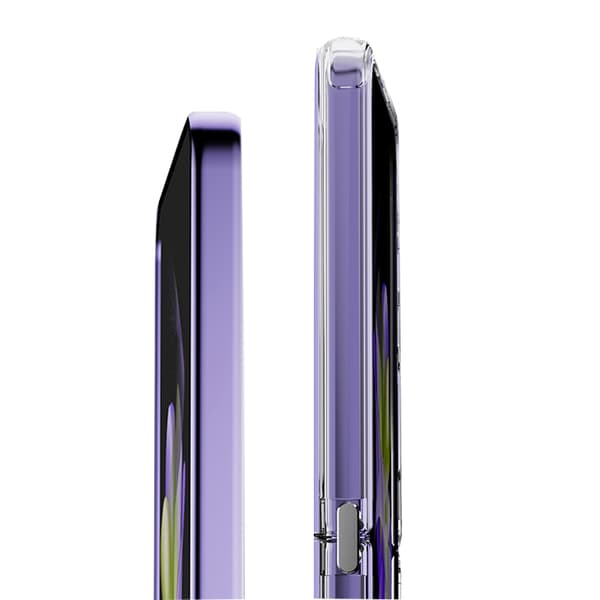 Galaxy Z Flip 5 - Läpinäkyvä silikonikotelo Transparent