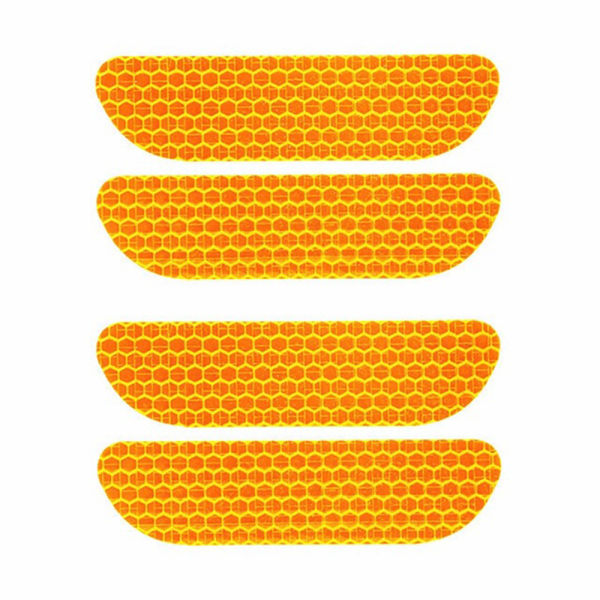 Praktiske 5-pack holdbare reflekterende strimler Orange