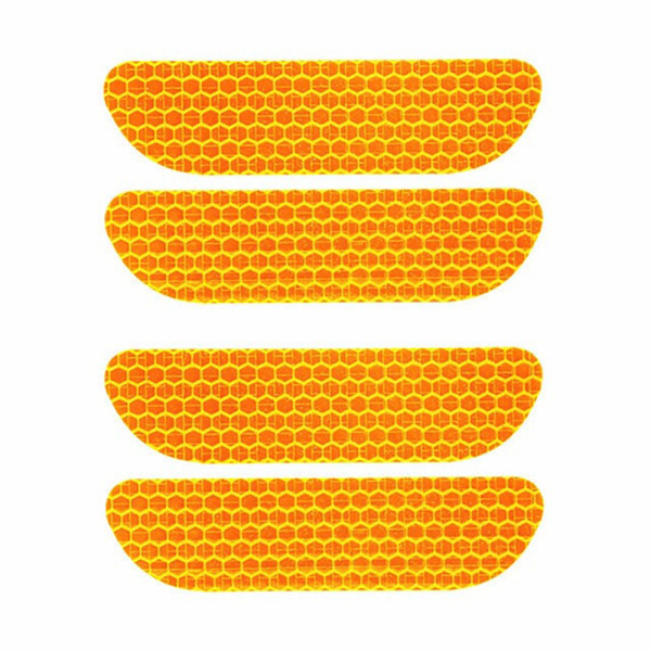 Praktiskt 5-Pack Hållbara Reflexremsor Orange
