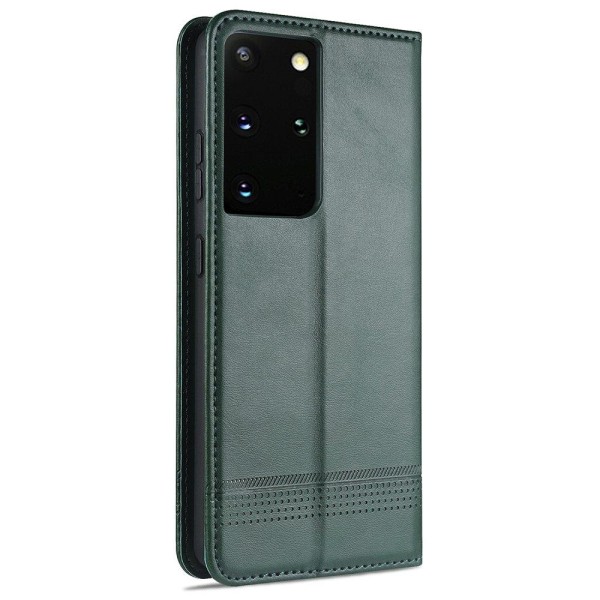 Smidigt (Yazunshi) Plånboksfodral - Samsung Galaxy S21 Ultra Brun