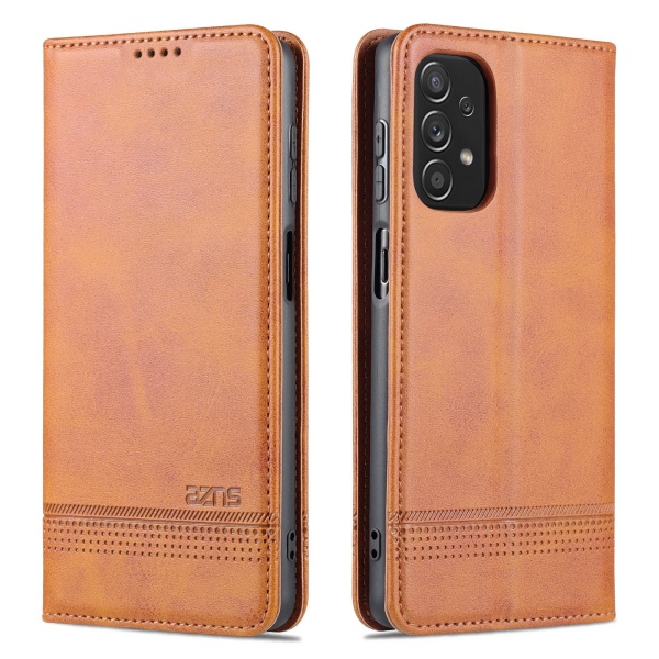 Stilsäkert Plånboksfodral - Samsung Galaxy A23 5G Mörkbrun