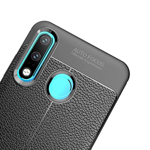Kraftfullt Praktiskt Silikonskal - Huawei P30 Lite Mörkblå