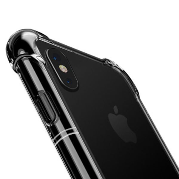 Silikonskal med Stötdämpande Funktion till iPhone XS Max Grön