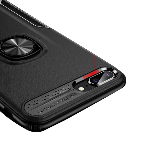 iPhone SE 2020 - Elegant cover med støtteben (LEMAN) Röd
