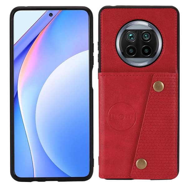 Professionelt etui med kortrum - Xiaomi Mi 10T Lite Röd