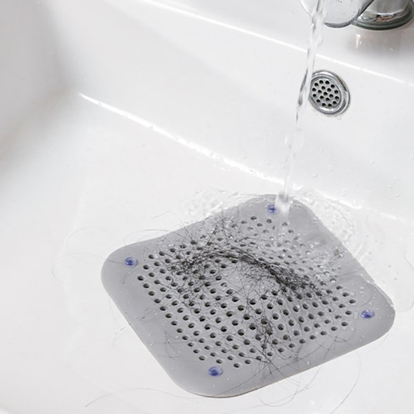 Slittålig Avloppspropp Kökspropp Duschpropp Silikon Vit