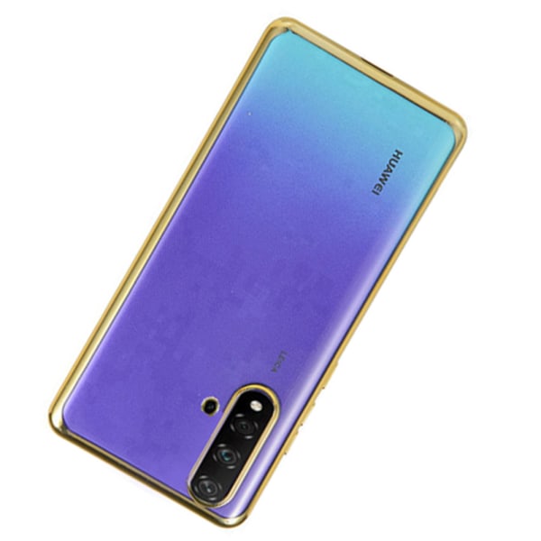 Effektfullt Stöttåligt Silikonskal - Huawei Nova 5T Röd