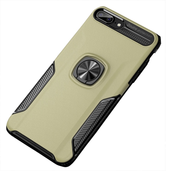 iPhone 7+ - Elegant Skal med Kickstand (LEMAN) Marinblå Marinblå