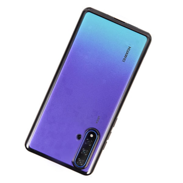 Huawei Nova 5T - Stötdämpande Silikonskal Guld