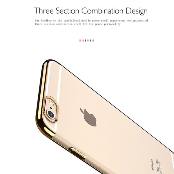 iPhone 7 PLUS - Tyylikäs eksklusiivinen silikonikuori FLOVEME Guld