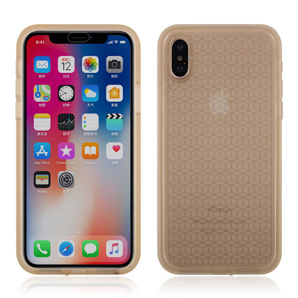 Skyddande Stilsäkert Vattentåligt Fodral FLOVEME - iPhone XR Transparent/Genomskinlig