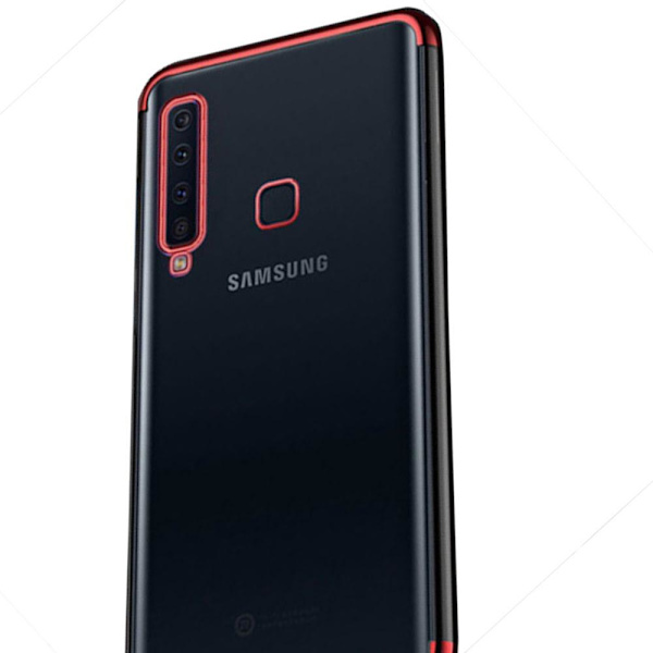 Stilsäkert Skyddande Silikonskal - Samsung Galaxy A9 2018 Silver