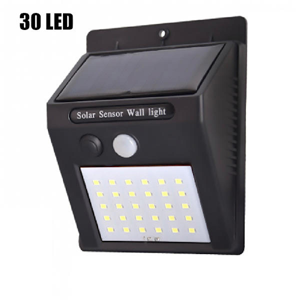Högkvalitativ Solcells PIR Automatisk Utomhusbelysning 20 LED