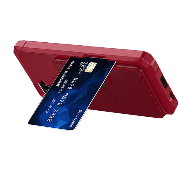 Effektivt etui med kortrum - Samsung Galaxy S22 Svart