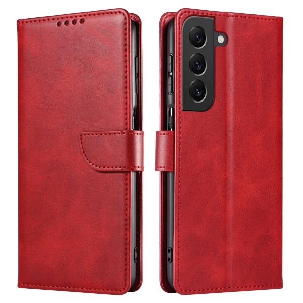 Glat stilfuldt pung etui - Samsung Galaxy S23 Röd