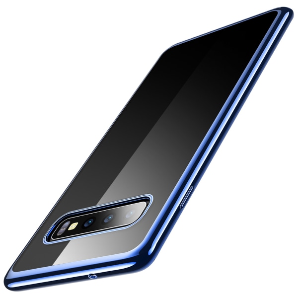Elegant Skyddsskal till Samsung Galaxy S10 Plus (Electroplated) Roséguld
