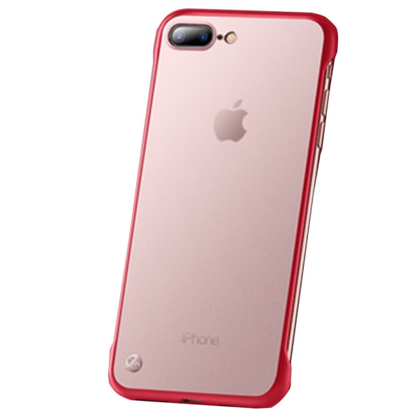 Stötdämpande Ultratunt Skal - iPhone 7 Plus Röd