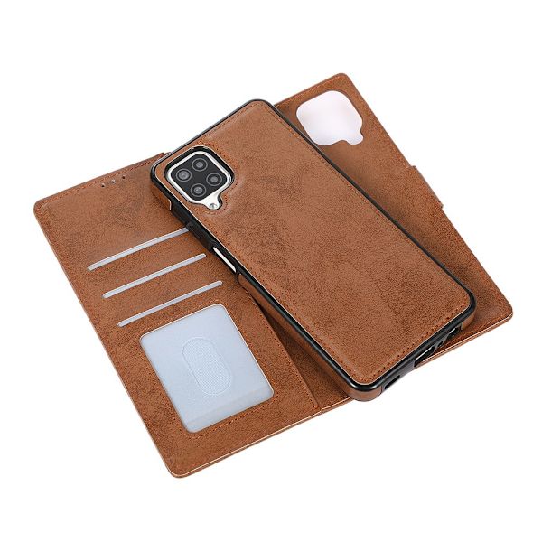 Smart Plånboksfodral (2 in 1) LEMAN - Samsung Galaxy A42 Svart