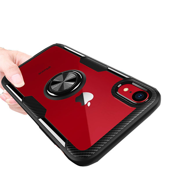 iPhone XR - LEMAN Skal Marinblå/Silver