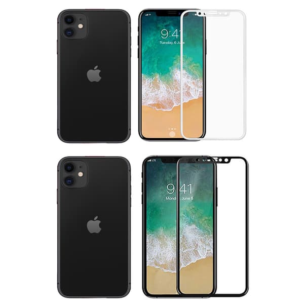 ProGuard iPhone 11 Sk�rmskydd 3-PACK Carbon 9H 3D/HD Vit