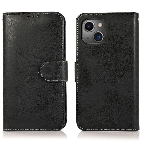 Smidigt Leman Plånboksfodral - iPhone 14 Plus Brun