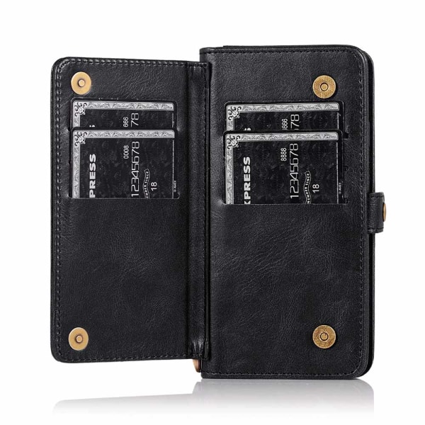 Smooth Wallet Case - iPhone 7 Plus Svart