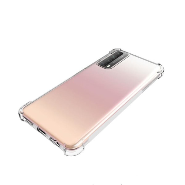 Genomtänkt Skyddsskal - Huawei P Smart 2021 Blå/Rosa