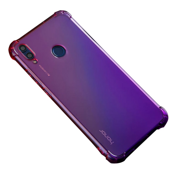 Huawei P Smart 2019 - Gennemtænkt robust cover Blå/Rosa