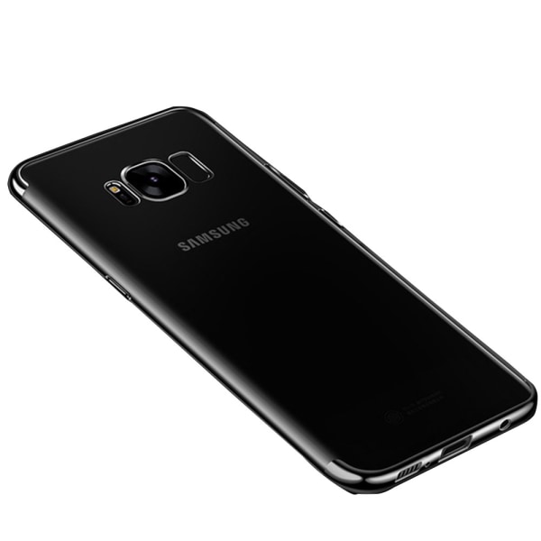 Ammattimainen kulutusta kestävä silikonisuojus - Samsung Galaxy S8+ Silver