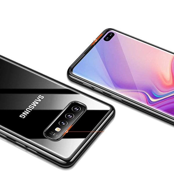 Samsung Galaxy S10 Plus - Stilrent Skyddande Silikonskal FLOVEME Grå