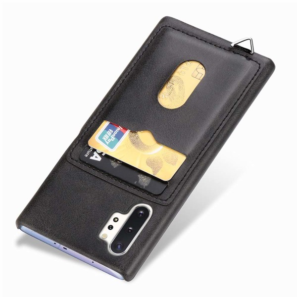 Samsung Galaxy Note10+ - Gennemtænkt cover med kortholder Grå