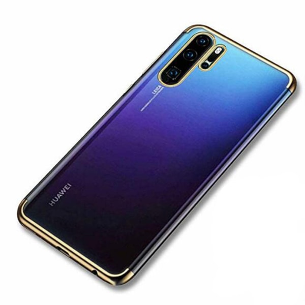 Huawei P30 Pro - Stilrent Skyddande (Floveme) Silikonskal Silver