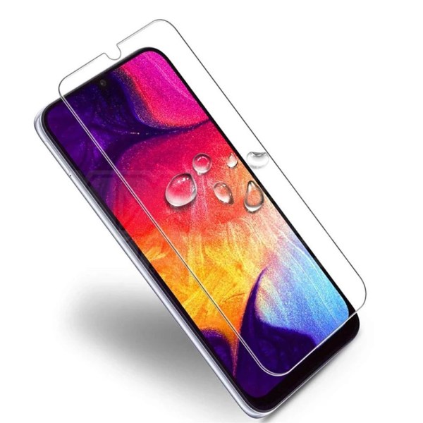 Galaxy A20s näytönsuoja + kameran linssinsuoja HD 0,3 mm Transparent/Genomskinlig