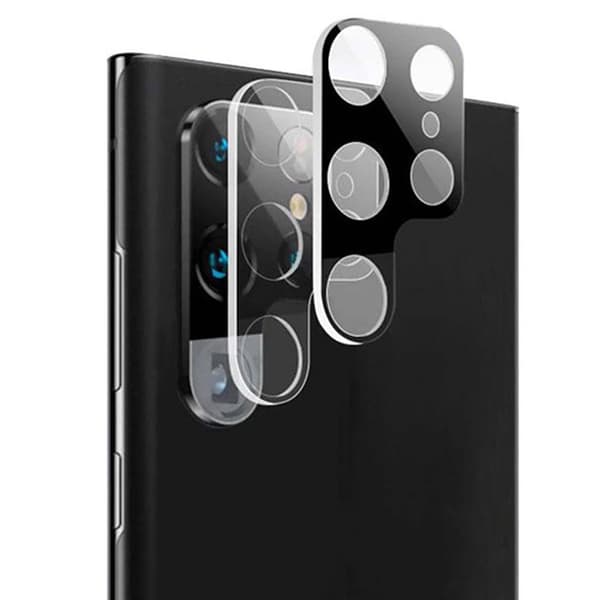 3-PACK Kamerans objektivskydd 2.5D HD Samsung Galaxy S22 Ultra Transparent